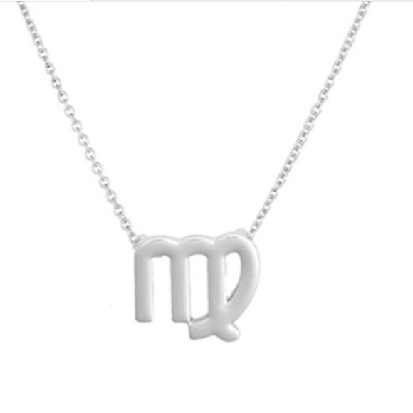 2/$30 Astrology Necklace Virgo Silver Tone Constellation Necklace Gift Simple - Picture 5 of 5